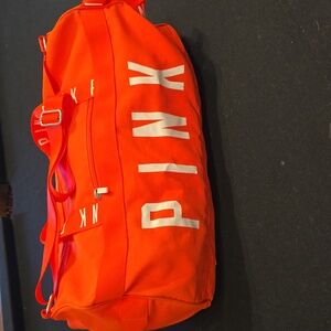 PINK Victoria's Secret Neon Pink Travel Bag